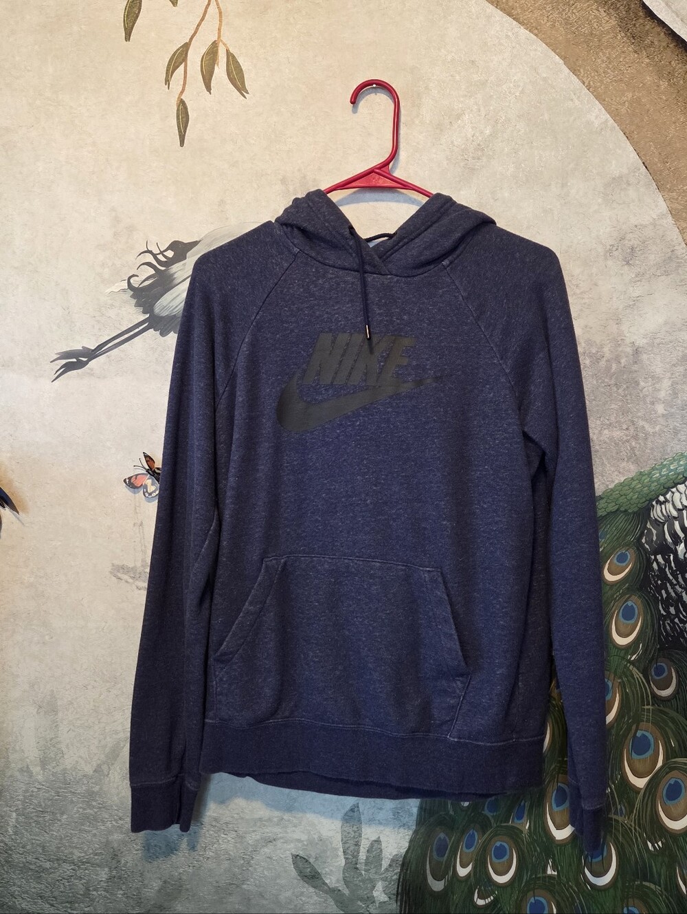 Nike Men's Dark Navy Heather Pullover Hoodie